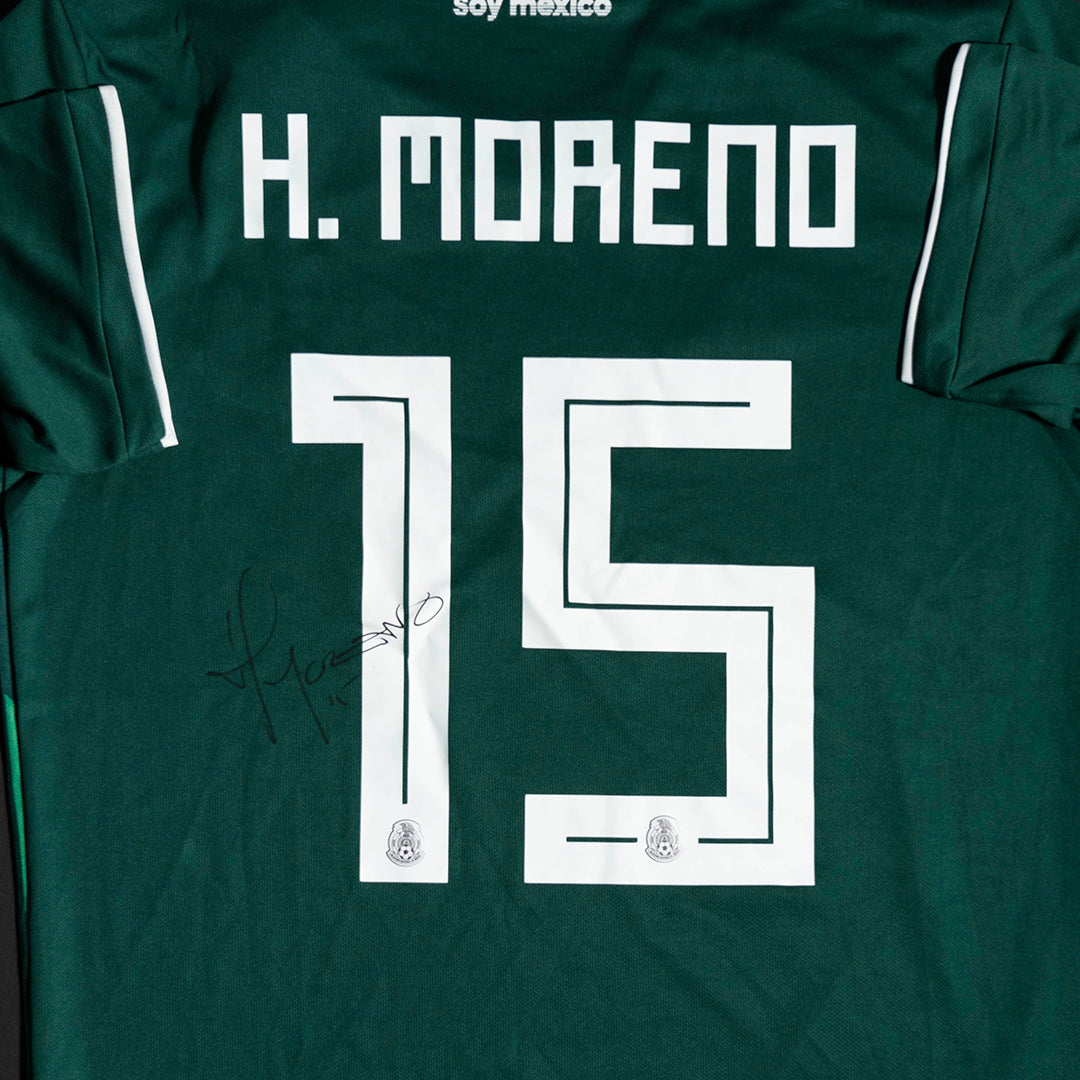 Jersey Firmado Hector Moreno - México Mundial 2018